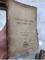 NHỮNG SUY NIỆM SIÊU HÌNH HỌC - TRẦN THÁI ĐỈNH