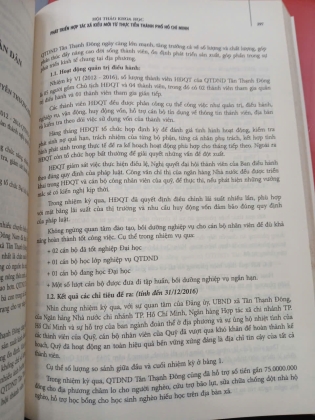 HỘI THẢO KHOA HỌC PHÁT TRIỂN HỢP TÁC XÃ KIỂU MỚI TỪ THỰC TIỄN THÀNH PHỐ HỒ CHÍ MINH