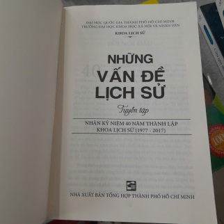 NHỮNG VẤN ĐỀ LỊCH SỬ TUYỂN TẬP 