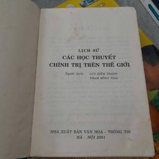 LỊCH SỬ CÁC HỌC THUYẾT CHÍNH TRỊ TRÊN THẾ GIỚI - LƯU KIẾM THANH, PHẠM HỒNG THÁI DỊCH