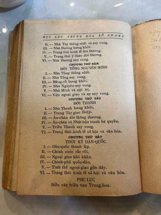 TRUNG HOA SỬ CƯƠNG - ĐÀO DUY ANH 