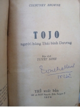 TOJO NGƯỜI HÙNG THÁI BÌNH DƯƠNG - COURTNEY BROWNE (Tuyết Sinh dịch)