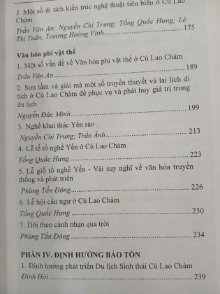 KỶ YẾU CÙ LAO CHÀM: VỊ THẾ - TIỀM NĂNG VÀ TRIỂN VỌNG 