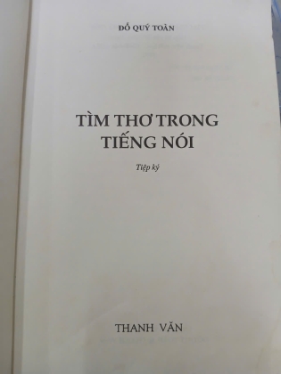 TÌM THƠ TRONG TIẾNG NÓI - ĐỖ QUÝ TOÀN