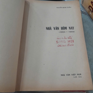 NHÀ VĂN HÔM NAY (TẬP 1) - NGUYỄN ĐÌNH TUYẾN