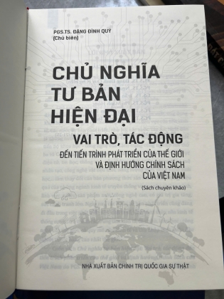 CHỦ NGHĨA TƯ BẢN HIỆN ĐẠI (BÌA CỨNG) - ĐẶNG ĐÌNH QUÝ