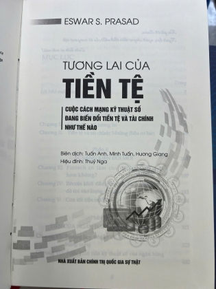 TƯƠNG LAI CỦA TIỀN TỆ (BÌA CỨNG) - ESWAR S. PRASAD