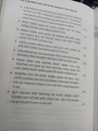CON ĐƯỜNG TRUNG QUỐC VÀ PHÁT TRIỂN KINH TẾ CHẤT LƯỢNG CAO (BÌA CỨNG) - LỆ DĨ NINH