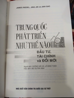 TRUNG QUỐC PHÁT TRIỂN NHƯ THẾ NÀO (BÌA CỨNG) - JAMES RIEDEL, JING JIN VÀ JIAN GAO