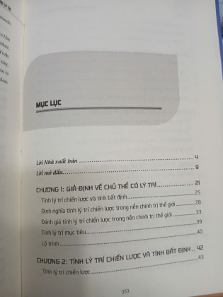 TƯ DUY CỦA CÁC QUỐC GIA ĐỐI NGOẠI LÝ TRÍ (BÌA CỨNG) - JOHN J.MEARSHEIMER, SEBASTIAN ROSATO