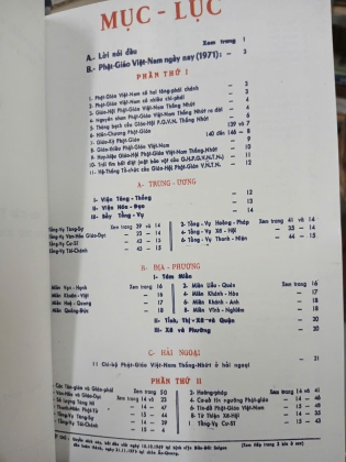 PHẬT GIÁO VIỆT NAM NGÀY NAY (1971) (BÌA CỨNG) - THÍCH THIỆN HOA