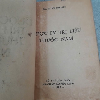 DƯỢC LÝ TRỊ LIỆU THUỐC NAM - BÙI CHÍ HIẾU