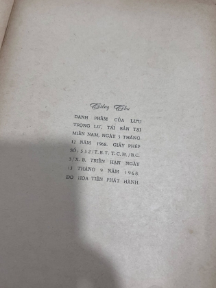 TIẾNG THU - LƯU TRỌNG LƯ