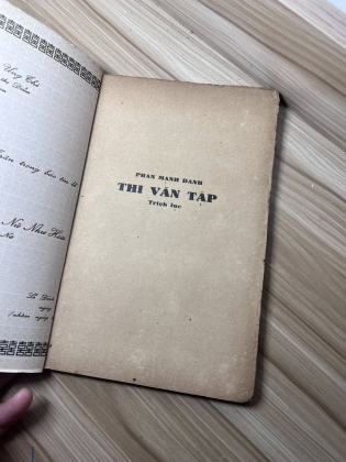 THI VĂN LỤC TRÍCH DỊCH - PHAN MẠNH DANH (1942)