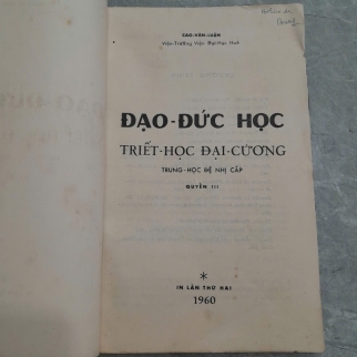 ĐẠO ĐỨC HỌC - CAO VĂN LUẬN 
