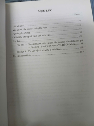 SƯU TẬP HIỆN VẬT CÁC DÂN TỘC PHÍA NAM TẠI BẢO TÀNG LỊCH SỬ VIỆT NAM TPHCM - TRỊNH THỊ HÒA