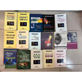COMBO 16 CUỐN SÁCH CỦA KRISHNAMURTI