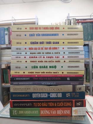 COMBO 16 CUỐN SÁCH CỦA KRISHNAMURTI