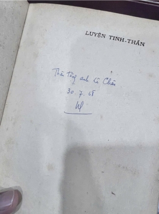 LUYỆN TINH THẦN - NGUYỄN HIẾN LÊ (BẢN CÓ THỦ BÚT TÁC GIẢ)