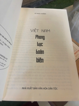 VIỆT NAM PHONG TỤC TOÀN BIÊN - VŨ NGỌC KHÁNH