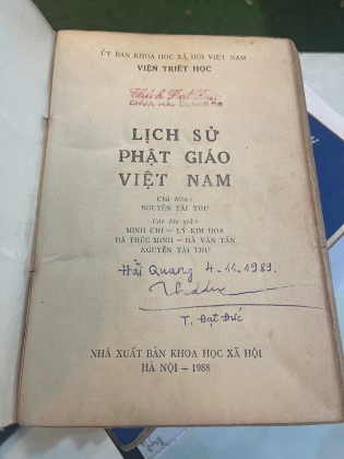 LỊCH SỬ PHẬT GIÁO VIỆT NAM - MINH CHI, LÝ KIM HOA, HÀ VĂN TẤN, HÀ THÚC MINH, NGUYỄN TÀI THƯ