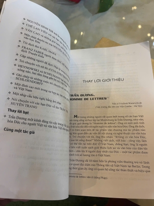 VĂN HOÁ ĐỨC TIẾP XÚC VÀ CẢM NHẬN - TRẦN ĐƯƠNG