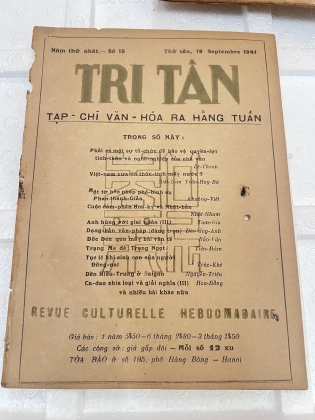 TẠP CHÍ TRI TÂN - NGUYỄN TƯỜNG PHƯỢNG 