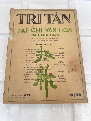 TẠP CHÍ TRI TÂN - NGUYỄN TƯỜNG PHƯỢNG 