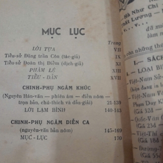 CHINH PHỤ NGÂM KHÚC - ĐẶNG TRẦN CÔN, ĐOÀN THỊ ĐIỂM (TÔN THẤT LƯƠNG DẪN GIẢI, CHÚ THÍCH)