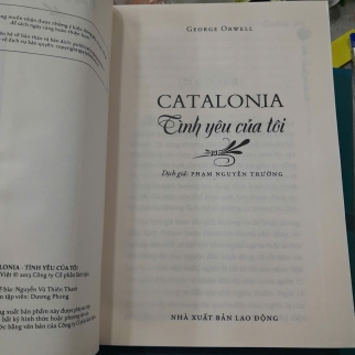 CATALONIA TÌNH YÊU CỦA TÔI - GEORGE ORWELL ( PHẠM NGUYÊN TRƯỜNG DỊCH)