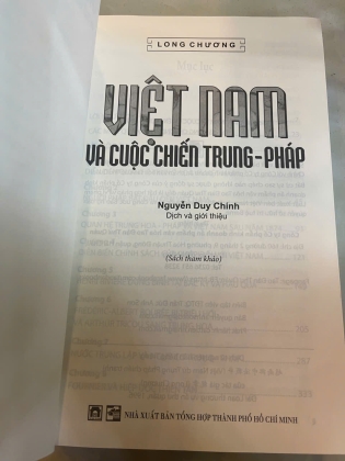 VIỆT NAM VÀ CUỘC CHIẾN TRUNG - PHÁP - LONG CHƯƠNG