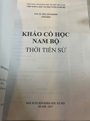 KHẢO CỔ HỌC NAM BỘ THỜI TIỀN SỬ - BÙI CHÍ HOÀNG 