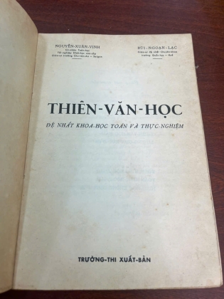 THIÊN VĂN HỌC - NGUYỄN XUÂN VINH, BÙI NGOẠN LẠC