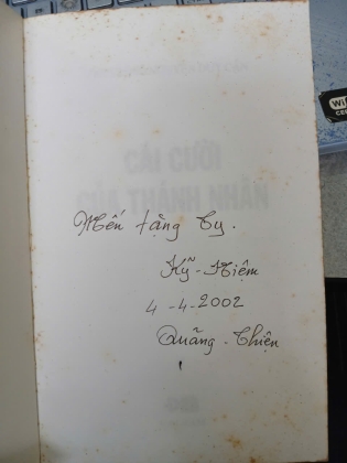 CÁI CƯỜI CỦA THÁNH NHÂN - THU GIANG NGUYỄN DUY CẦN