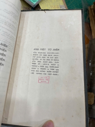 ANH VIỆT TỪ ĐIỂN - NGUYỄN VĂN KHÔN 