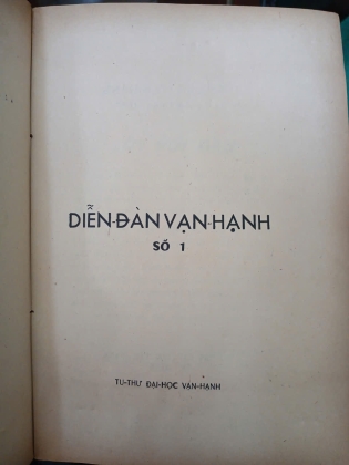 DIỄN ĐÀN VẠN HẠNH 