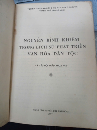 NGUYỄN BỈNH KHIÊM TRONG LỊCH SỬ PHÁT TRIỂN VĂN HOÁ DÂN TỘC