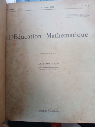 L' EDUCATION MATHEMATIQUE (TẠP CHÍ TOÁN HỌC) (QUYỂN 20 SỐ ĐÓNG CHUNG)