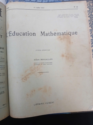 L' EDUCATION MATHEMATIQUE (TẠP CHÍ TOÁN HỌC) (QUYỂN 20 SỐ ĐÓNG CHUNG)