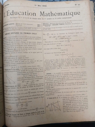 L' EDUCATION MATHEMATIQUE (TẠP CHÍ TOÁN HỌC) (QUYỂN 20 SỐ ĐÓNG CHUNG)