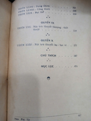 HÀN PHI TỬ (QUYỂN THƯỢNG) - HÙNG NGUYÊN NGUYỄN NGỌC HUY dịch