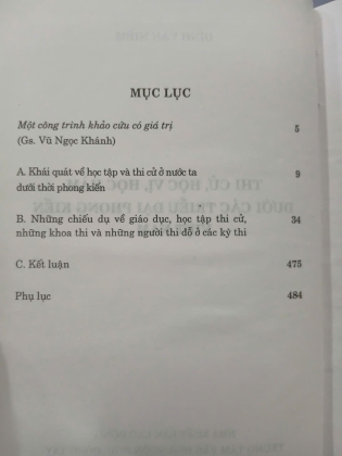 THI CỬ HỌC VỊ HỌC HÀM DƯỚI CÁC TRIỀU ĐẠI PHONG KIẾN VIỆT NAM (BÌA CỨNG) - ĐINH VĂN NIÊM