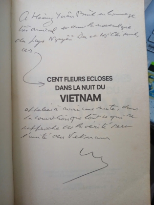 CENT FLEURS ECLOSES DANS LA NUIT DU VIETNAM (TRĂM HOA NỞ TRONG ĐÊM VIỆT NAM) - GEORGES BOUDAREL