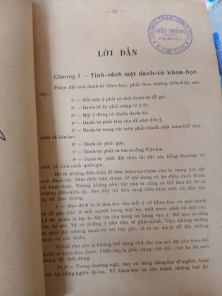 DANH TỪ KHOA HỌC - HOÀNG XUÂN HÃN