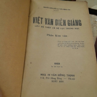 VIỆT VĂN DIỄN GIẢNG PHẦN KIM VĂN LỚP ĐỆ THẤT, ĐỆ LỤC - NGUYỄN XUÂN HIẾU, TRẦN MỘNG CHU