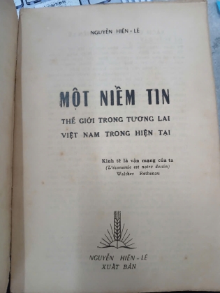 MỘT NIỀM TIN - NGUYỄN HIẾN LÊ