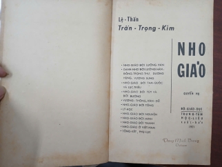 NHO GIÁO - TRẦN TRỌNG KIM 