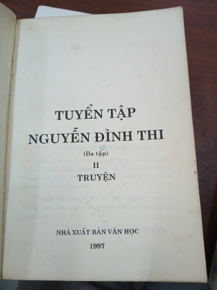 TUYỂN TẬP NGUYỄN ĐÌNH THI (TRỌN BỘ 3 TẬP) - CÓ CHỮ KÝ TÁC GIẢ