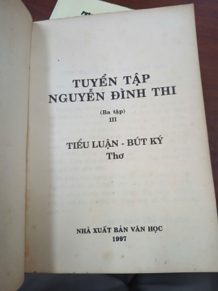TUYỂN TẬP NGUYỄN ĐÌNH THI (TRỌN BỘ 3 TẬP) - CÓ CHỮ KÝ TÁC GIẢ