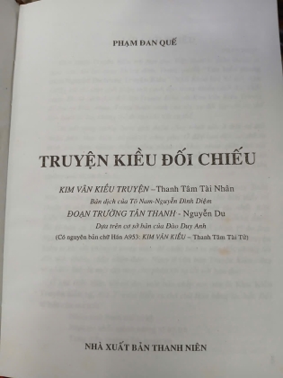 TRUYỆN KIỀU ĐỐI CHIẾU (BÌA CỨNG) - PHẠM ĐAN QUẾ